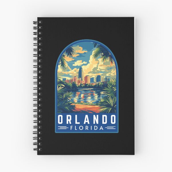 Item preview, Orlando in Florida, USA Vintage Travel Art Emblem designed and sold by MaateoDesign.