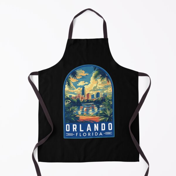 Item preview, Orlando in Florida, USA Vintage Travel Art Emblem designed and sold by MaateoDesign.