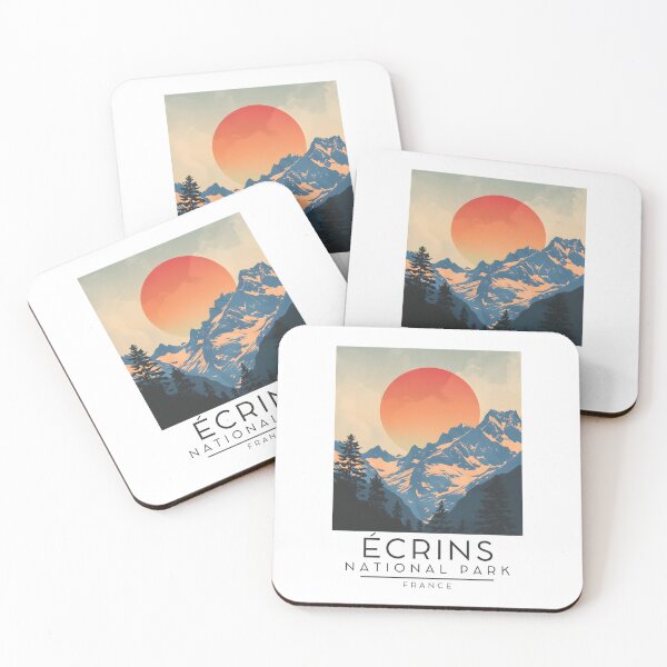 Item preview, A Vintage Travel Poster of Écrins National Park - France  designed and sold by GoodOldVintage.