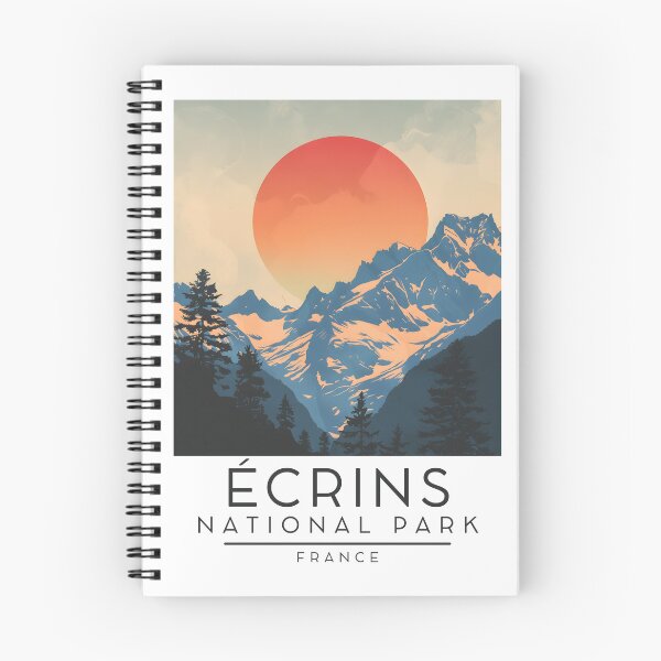 Item preview, A Vintage Travel Poster of Écrins National Park - France  designed and sold by GoodOldVintage.