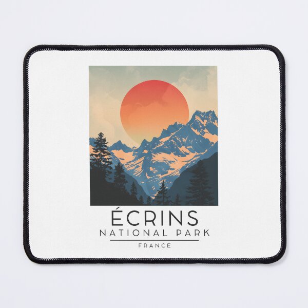 Item preview, A Vintage Travel Poster of Écrins National Park - France  designed and sold by GoodOldVintage.