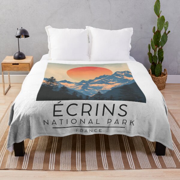 Item preview, A Vintage Travel Poster of Écrins National Park - France  designed and sold by GoodOldVintage.