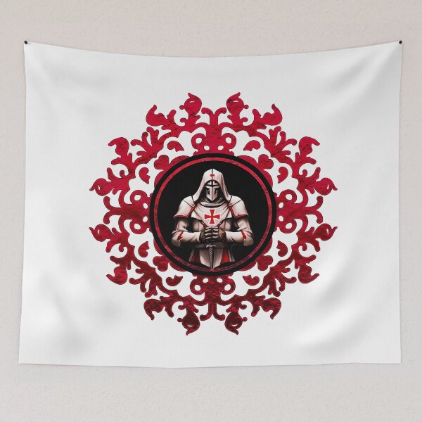 Item preview, Red mandala templar designed and sold by Buda--Vibes.