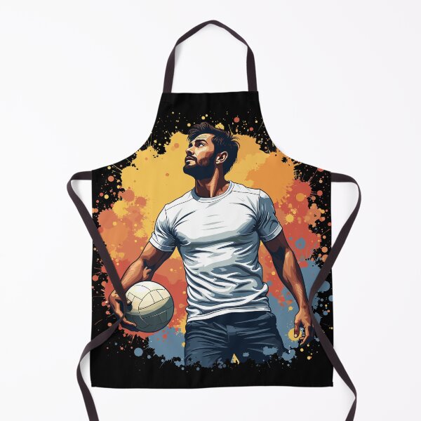 Item preview, Volleyball Player Abstract Sports Art designed and sold by Quirky Shirts.