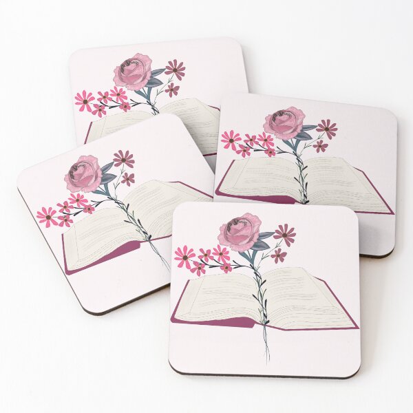 Item preview, Book with flowers designed and sold by BlossomandIvy.