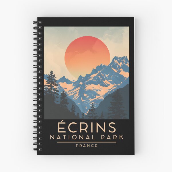 Item preview, A Vintage Travel Poster of Écrins National Park - France  designed and sold by GoodOldVintage.