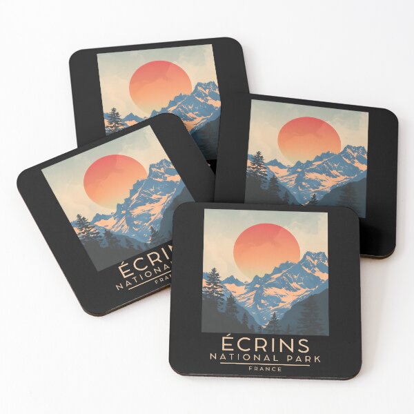 Item preview, A Vintage Travel Poster of Écrins National Park - France  designed and sold by GoodOldVintage.