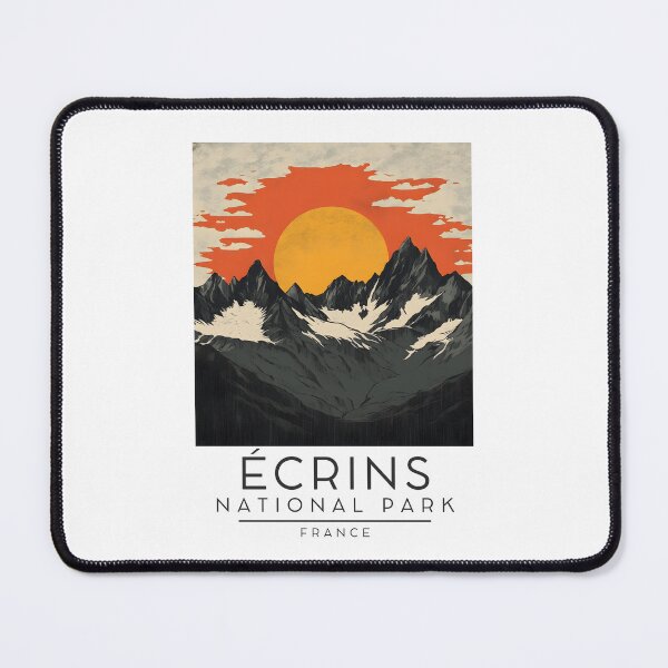 Item preview, A Vintage Travel Poster of Écrins National Park - France  designed and sold by GoodOldVintage.