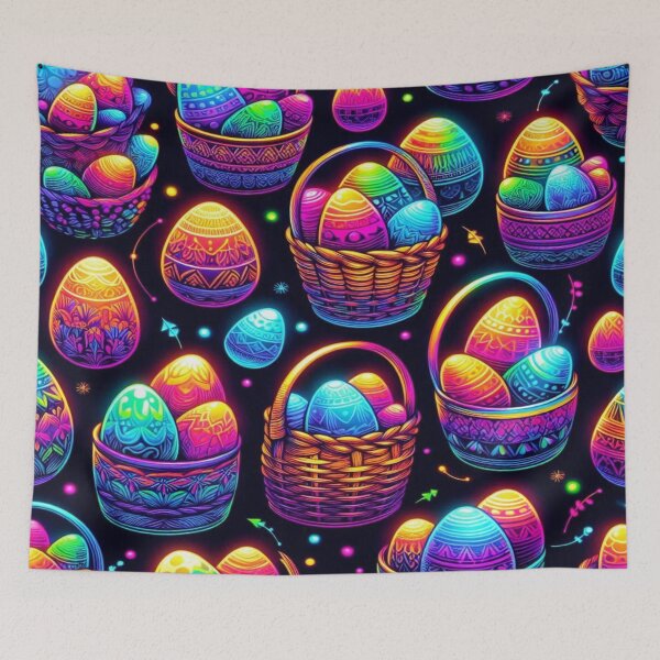 Item preview, Vibrant Easter Basket Pattern Premium Cool Trendy Best Gift designed and sold by Imaginarium of Chaos falcon88 .