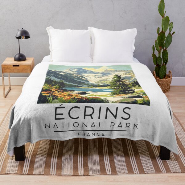 Item preview, A Vintage Travel Poster of Écrins National Park - France  designed and sold by GoodOldVintage.