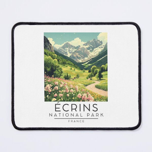 Item preview, A Vintage Travel Poster of Écrins National Park - France  designed and sold by GoodOldVintage.