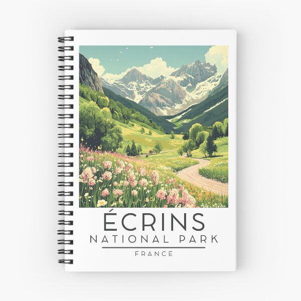 Item preview, A Vintage Travel Poster of Écrins National Park - France  designed and sold by GoodOldVintage.