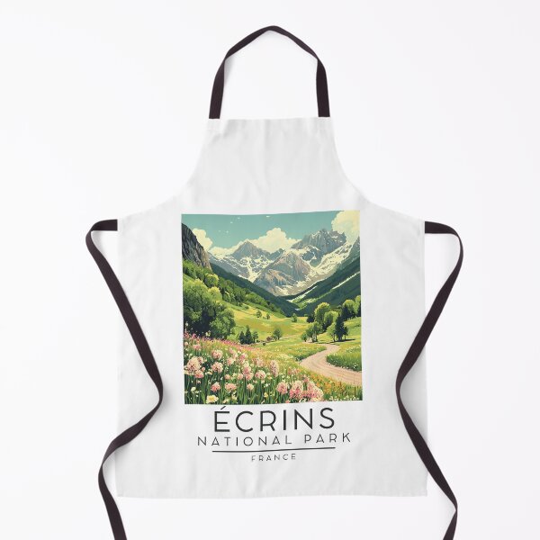 Item preview, A Vintage Travel Poster of Écrins National Park - France  designed and sold by GoodOldVintage.