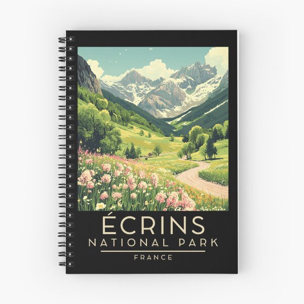 Item preview, A Vintage Travel Poster of Écrins National Park - France  designed and sold by GoodOldVintage.