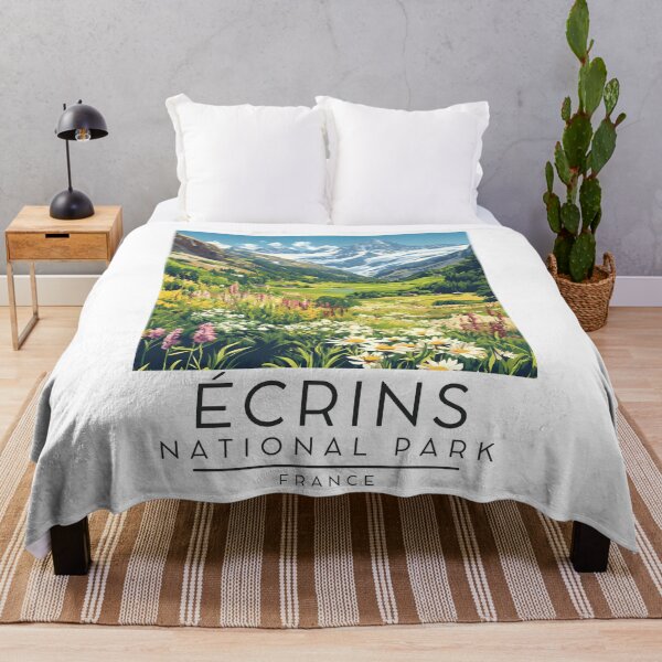Item preview, A Vintage Travel Poster of Écrins National Park - France  designed and sold by GoodOldVintage.