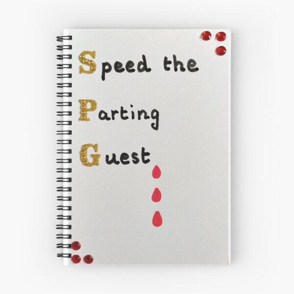 Item preview, "Speed the Parting Guest" Dracula Design designed and sold by Geese Don't Tweet.
