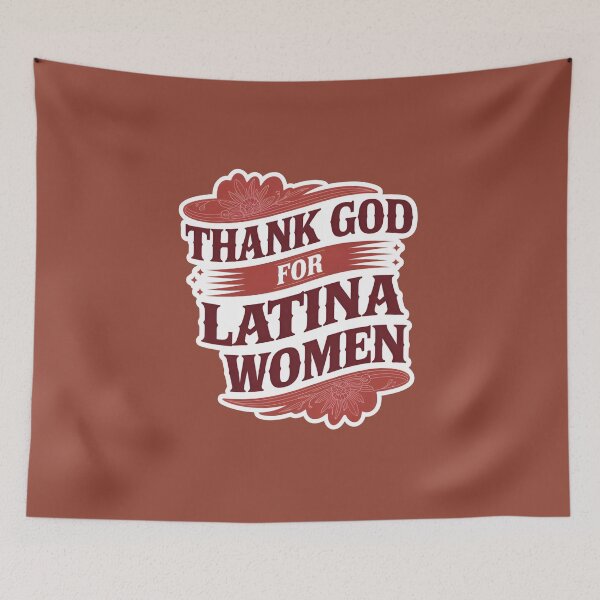 Item preview, Thank God For Latina Women Aesthetic designed and sold by TeeGrit.