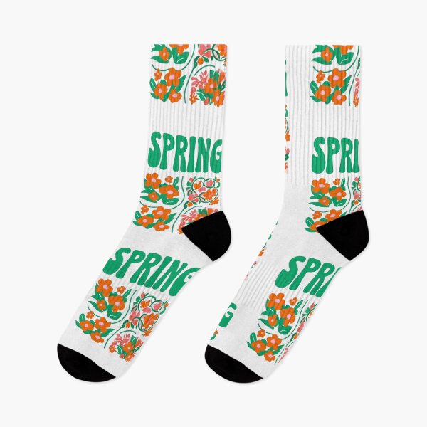 Item preview, "Hello Spring" – Cheerful Floral & Nature-Inspired Seasonal Design designed and sold by Colorful-Garden.