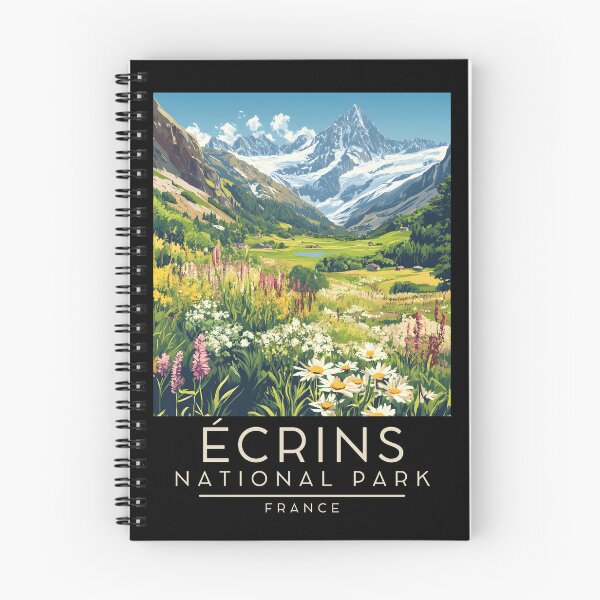 Item preview, A Vintage Travel Poster of Écrins National Park - France  designed and sold by GoodOldVintage.