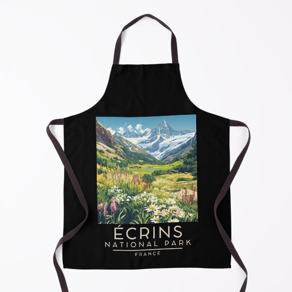 Item preview, A Vintage Travel Poster of Écrins National Park - France  designed and sold by GoodOldVintage.
