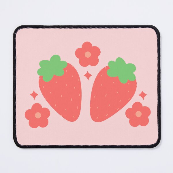 Item preview, Strawberry Flowers Stars Sticker Pack designed and sold by PixelPalmPrints.