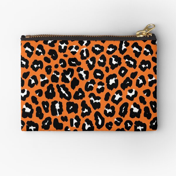 Vista previa del artículo con la obra «Estampado de leopardo naranja», diseñado y vendido por The Stoddy Crew.