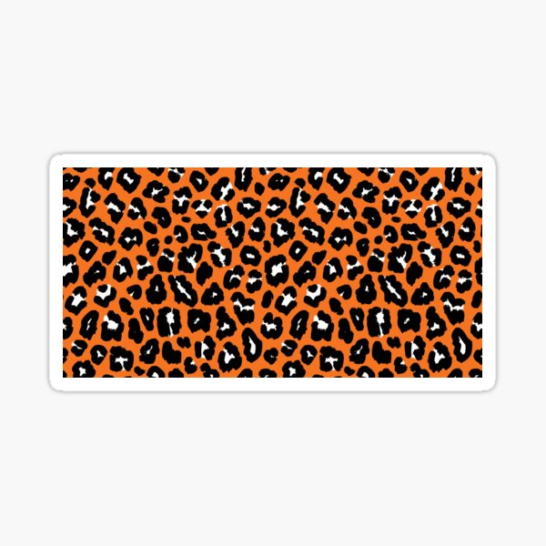 Item preview, Estampado de leopardo naranja designed and sold by The Stoddy Crew.