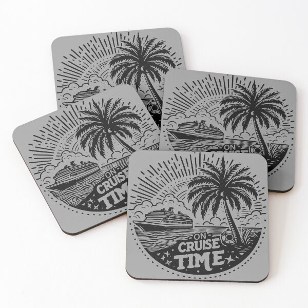 Item preview, On Cruise Time Summer Cruising Retro designed and sold by TomFrontierArt.