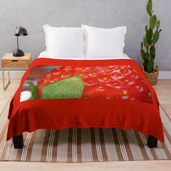 Item preview, Detail of a red strawberry designed and sold by manoloshoping.