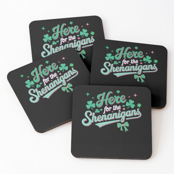 Item preview, Funny Here for the Shenanigans, Gift Four St Patreck's Day 2025 designed and sold by ArtByKatti.