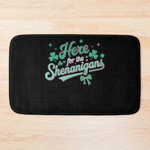 Item preview, Funny Here for the Shenanigans, Gift Four St Patreck's Day 2025 designed and sold by ArtByKatti.