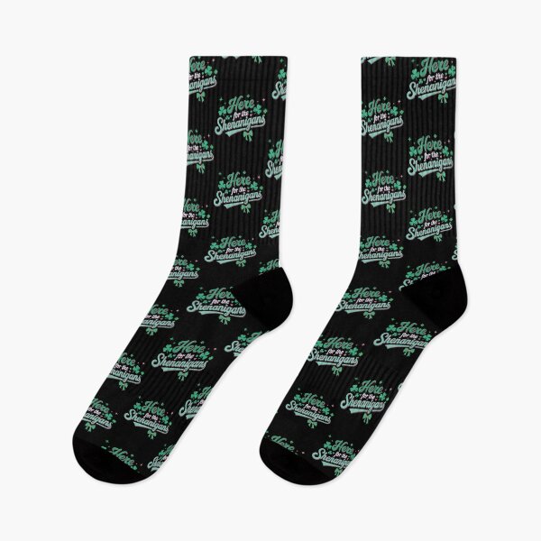 Item preview, Funny Here for the Shenanigans, Gift Four St Patreck's Day 2025 designed and sold by ArtByKatti.