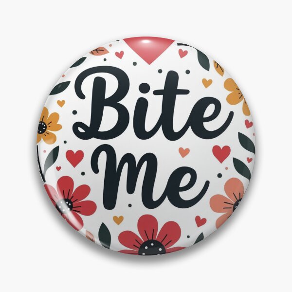 Item preview, Bite Me with Flowers  designed and sold by PagonDragon.