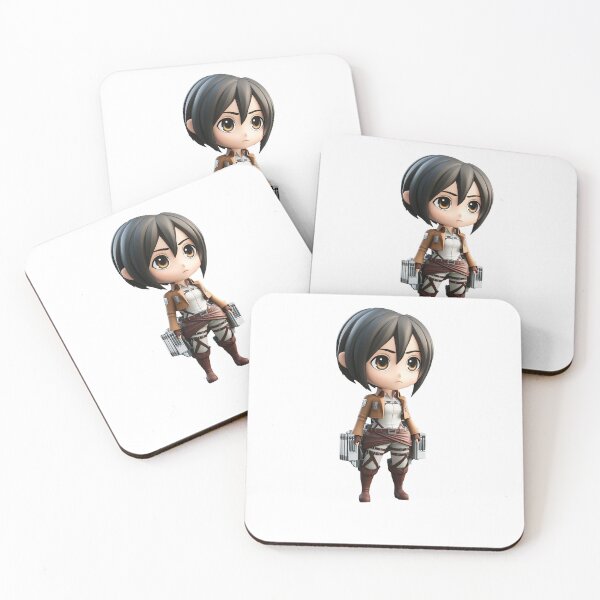 Item preview, Chibi Titan Slayer  Mikasa Ackerman in Survey Corps Gear designed and sold by Innamalinka.