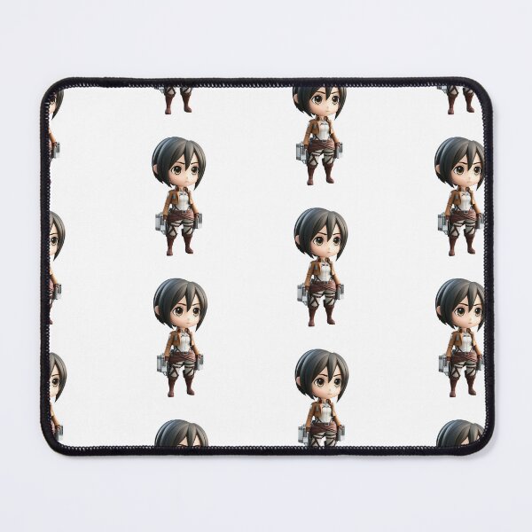 Item preview, Chibi Titan Slayer Mikasa Ackerman in Survey Corps Gear designed and sold by Innamalinka.