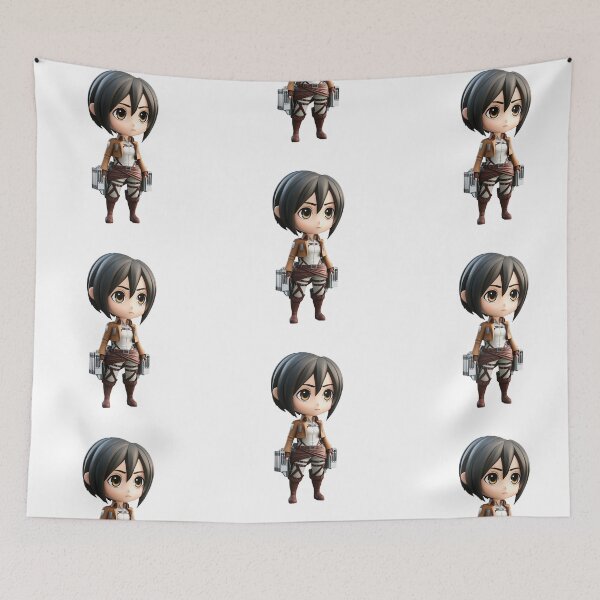 Item preview, Chibi Titan Slayer  Mikasa Ackerman in Survey Corps Gear designed and sold by Innamalinka.