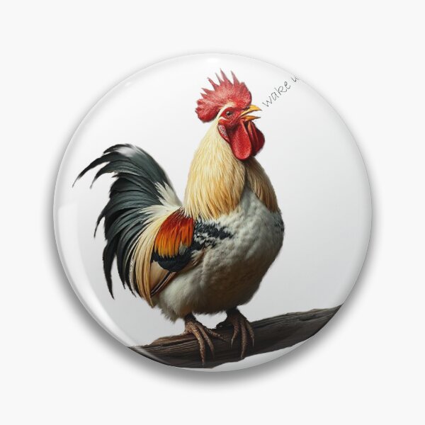 Item preview, Wake up Fun Rooster Crowing a Warning  designed and sold by countrymouse.