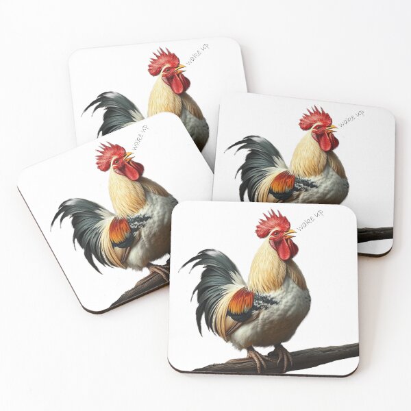 Item preview, Wake up Fun Rooster Crowing a Warning  designed and sold by countrymouse.