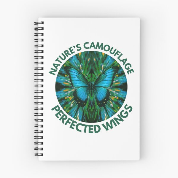 Item preview, Nature's camouflage, perfected wings (blue and green). Mimicry in butterflies designed and sold by MySciPic.