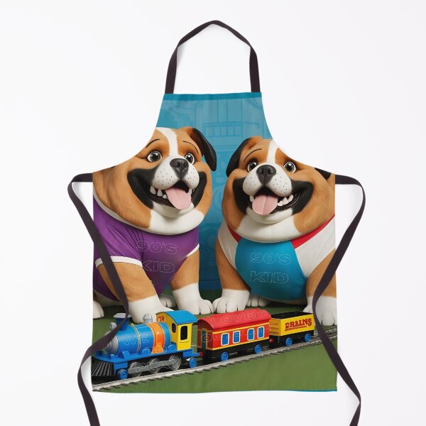 Item preview, two cute adorable laughey dogs designed and sold by The Far Far North.