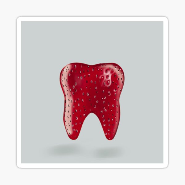 Item preview, Tooth as strawberry, sweet tooth designed and sold by 21wildewutz.
