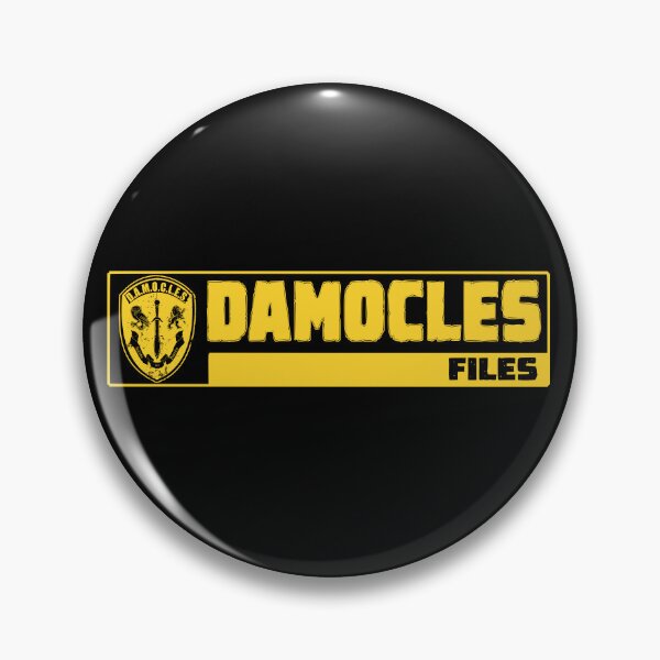 Item preview, DAMOCLES Files logo in Yellow designed and sold by 77studios.