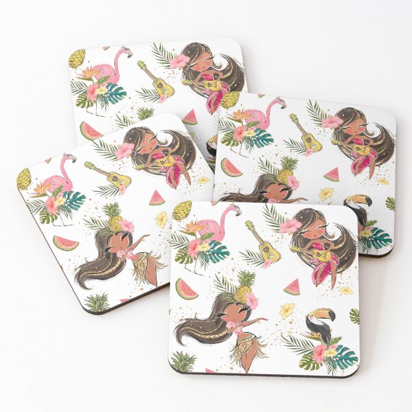 Item preview, Hula Girls Tropical Pattern designed and sold by KaramfilaS.