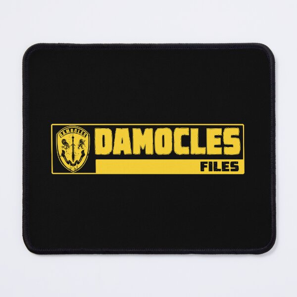Item preview, DAMOCLES Files logo in Yellow designed and sold by 77studios.