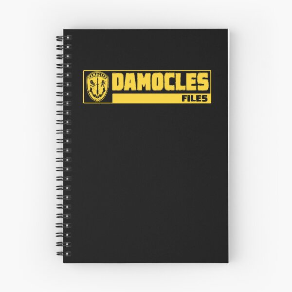 Item preview, DAMOCLES Files logo in Yellow designed and sold by 77studios.