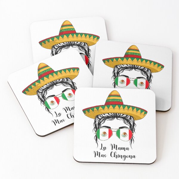 Item preview, Mama Más Chingona Messy Bun Cinco de Mayo Mothers Day Gift designed and sold by JUSTBEELEGANT.