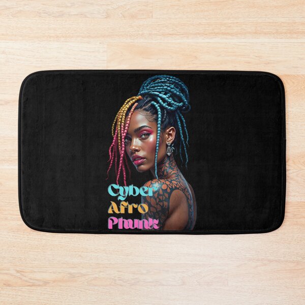 Item preview, Cyber Afro Phunk – Futuristic Afrocentric Beauty Art designed and sold by QPTheeArtist.