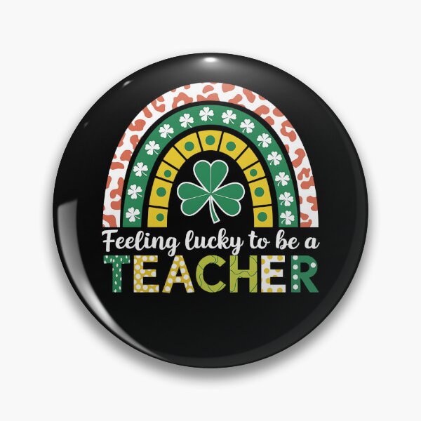 Item preview, Feeling Lucky to Be a Teacher, Gift Four St Patreck's Day 2025 designed and sold by ArtByKatti.