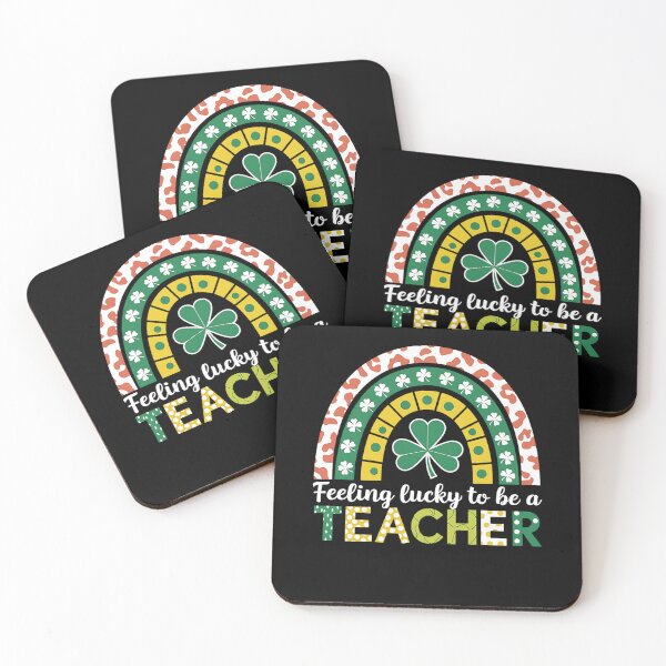 Item preview, Feeling Lucky to Be a Teacher, Gift Four St Patreck's Day 2025 designed and sold by ArtByKatti.