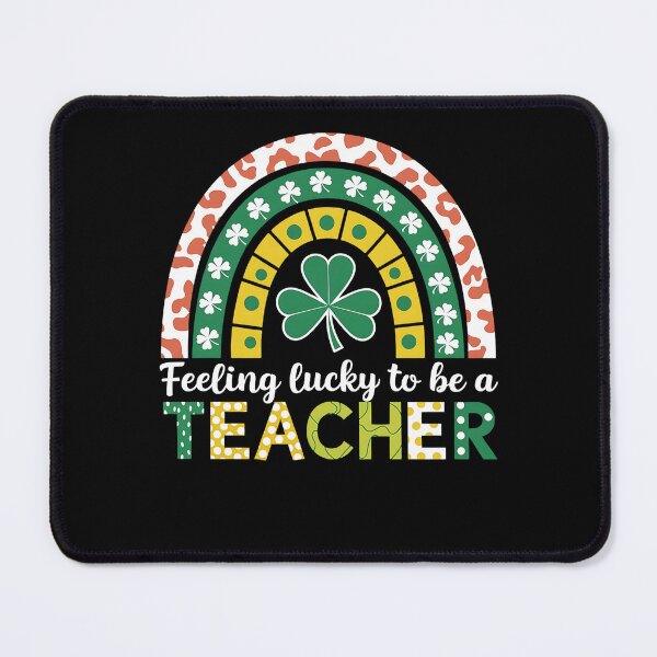 Item preview, Feeling Lucky to Be a Teacher, Gift Four St Patreck's Day 2025 designed and sold by ArtByKatti.